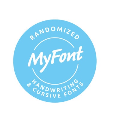 MyFont - Randomized Handwriting and Cursive Fonts