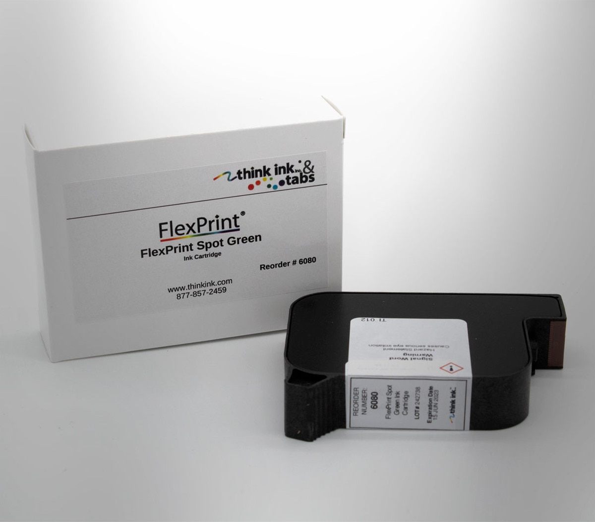 Think Ink Compatible FlexPrint Spot Green Ink Cartridge | Think Ink